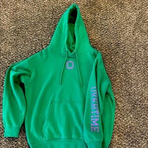 Overtime Green Hoodie